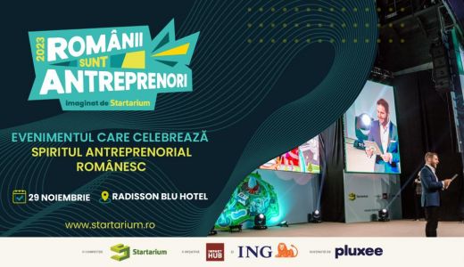 Competiția Startarium „Românii sunt antreprenori” își va desemna câștigătorii pe 29 noiembrie, în cadrul evenimentului din București