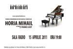 &bdquo;Pianul Călător&rdquo; la Sala Radio din Bucureşti.