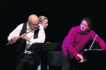 &bdquo;Flautul de aur", &bdquo;pianul călător" şi &bdquo;duelul viorilor" la Sala Radio.