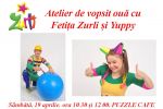 FETITA ZURLI SI YUPPY VA INVITA LA ATELIERUL OUALOR VOPSITE ZURLI