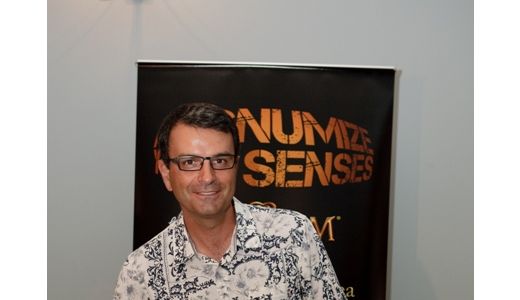 Lucian Mandruta si-a surprins copii cu  prima experienta senzoriala!