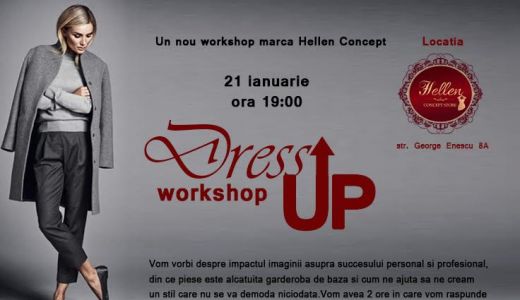 Workshop DressUp pe 21 ianuarie!