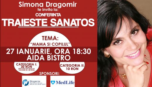 Simona Dragomir te invata cum sa ai grija de tine si de copilul tau!