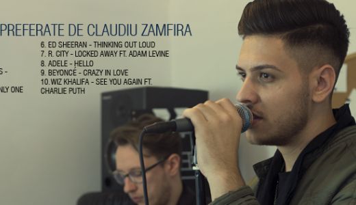 Claudiu Zamfira canta piesele preferate intr-un mashup