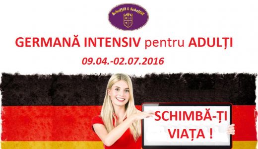 “GERMANA Intensiv” - programul intensiv de germana pentru cei care vor sa lucreze sau sa studieze in Germania, Austria sau Elvetia