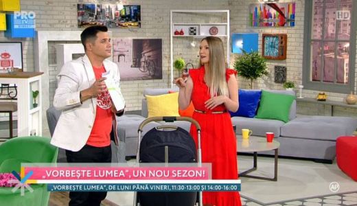 Ce a adus Adela Popescu de acasa la reintoarcerea sa in emisiunea "Vorbeste Lumea"!