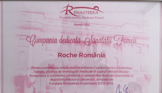 Premiul pentru Compania dedicata Sanatatii Femeii a fost acordat unui business din Romania