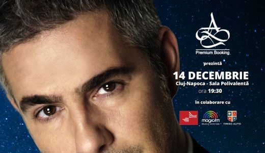 Tenorul ALESSANDRO SAFINA va fi acompaniat de Orchestra Operei Naționale Române din Cluj-Napoca