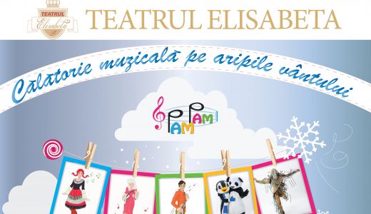 PAM PAM – teatru muzical educativ pentru copii te invita intr-o “Calatorie muzicala pe aripile vantului”