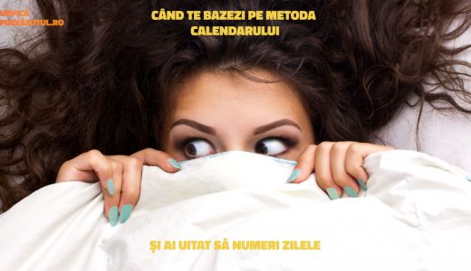 Planifică Neprevăzutul atenționează: metoda calendarului este o metodă contraceptivă riscantă!
