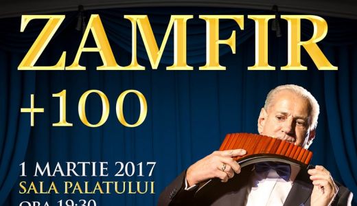 Maestrul Gheorghe Zamfir cu 100 de artisti pe scena Salii Palatului!