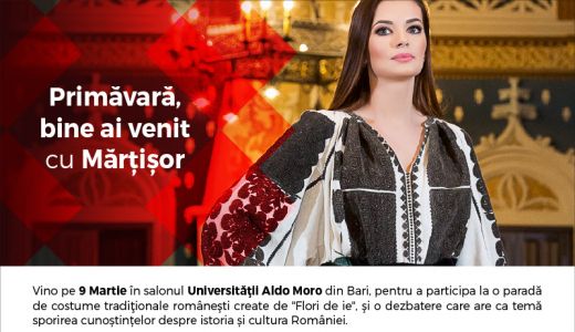   Flori de Ie continua calatoria dedicata prezentarii portului traditional romanesc peste hotare