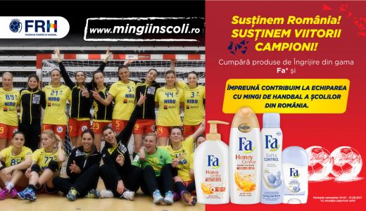 Mingi în școli, campania pentru viitorii campioni ai handbalului românesc, continuă și anul acesta