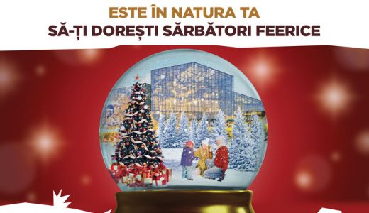 În luna decembrie, ParkLake Shopping Center celebrează magia Crăciunului în mijlocul naturii