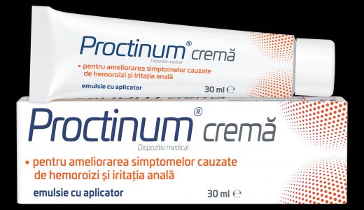 Proctinum cremă - un nou dispozitiv medical împotriva hemoroizilor!