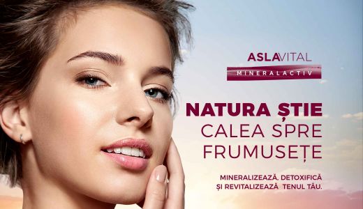 Farmec dezvoltă Aslavital, un brand unic pe piața locală, prin modernizarea gamei Aslavital Mineralactiv