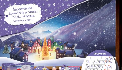 În decembrie, în așteptarea Crăciunului,  Milka te invită să oferi tandrețe în fiecare zi