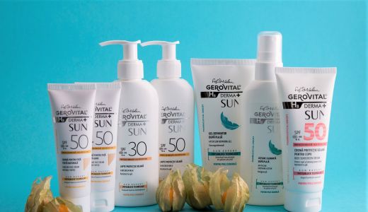 Farmec modernizează gama de dermatocosmetice solare  Gerovital H3 Derma+ SUN