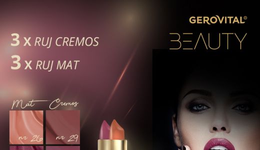 Farmec adaugă nuanțe noi de rujuri cu acid hialuronic în gama Gerovital Beauty