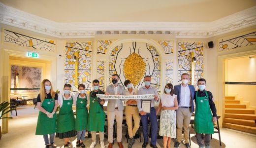 Piața Romană devine destinația pasionaților de cafea. Starbucks a deschis o nouă cafenea