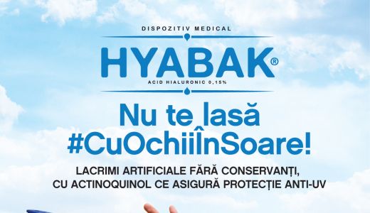 Laboratoires Théa România lansează campania  „Hyabak nu te lasă #CuOchiiÎnSoare!”