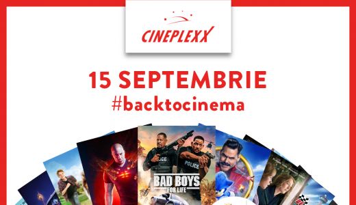Cineplexx a redeschis pe 15 septembrie cu promotii irezistibile pentru spectatori