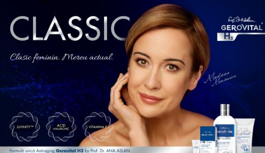 Farmec relansează gama Gerovital H3 Classic printr-o campanie cu actrița Medeea Marinescu