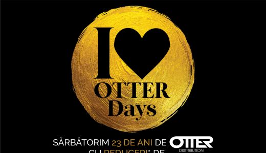 LA ANIVERSAREA DE 23 DE ANI, OTTER DISTRIBUTION SĂRBĂTORESTE CU 40% REDUCERI ÎN CADRUL OTTER DAYS