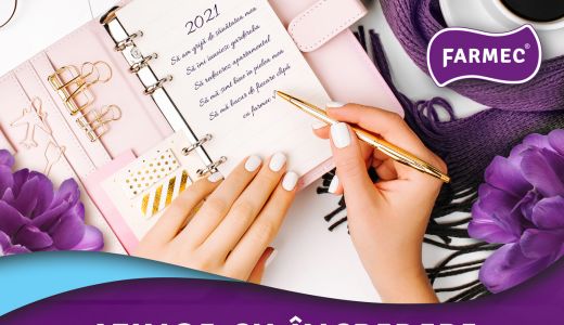 Farmec lansează campania „Atinge cu încredere tot ce ți-ai propus în 2021”