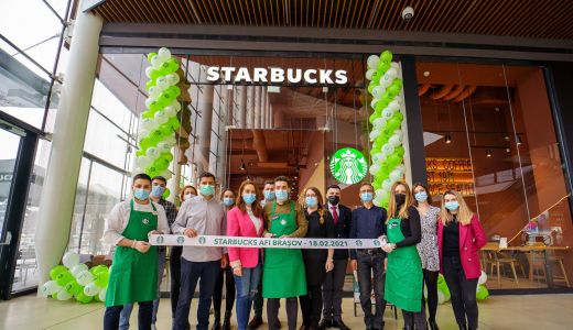 Starbucks deschide o nouă cafenea în Brașov