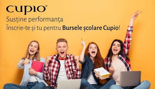 Liceenii cu rezultate școlare remarcabile se pot înscrie până pe 1 iulie în programul „Bursele Cupio”