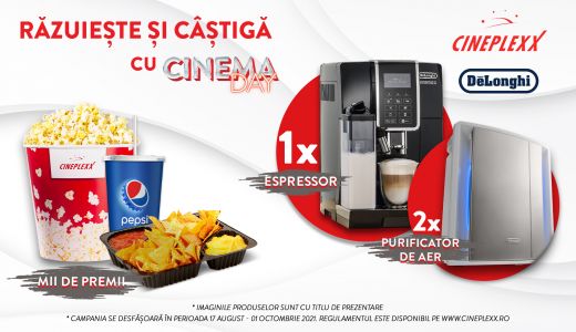 Doar la Cineplexx câștigi mii de premii în fiecare marți