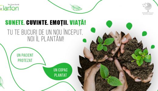 Clarfon și Asociația CSR Nest: două luni până la finalizarea campaniei „Un Pacient Protezat. Un Copac Plantat”