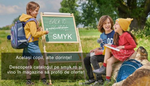 SMYK All for Kids dă startul pregătirilor pentru școală