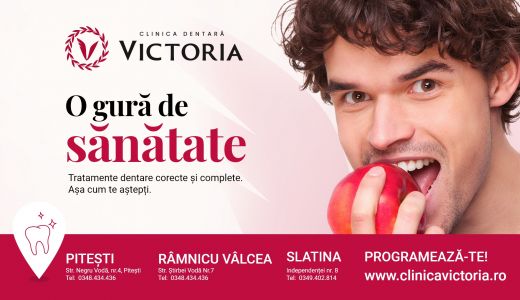 La Clinica Dentară Victoria o gură de sănătate începe cu un plan de tratament stomatologic gratuit