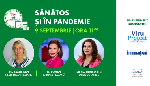 Asociația SAMAS te invită la conferința Sănătos și în pandemie