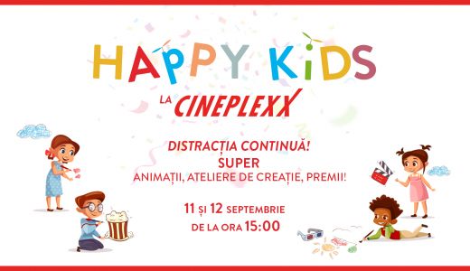 Weekendul vine cu noi animații și ateliere de creație la Cineplexx