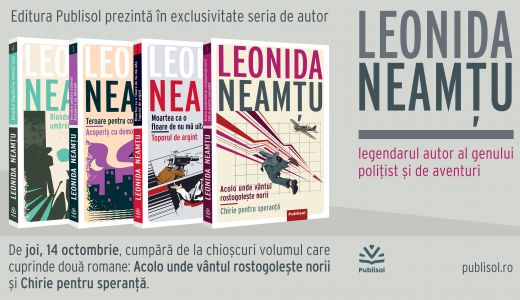 Editura Publisol lansează, în octombrie 2021, seria de autor Leonida Neamțu!