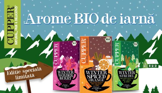 Descoperă CUPPER Ediție Specială de Iarnă, savoare în fiecare ceașcă!