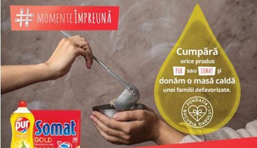 Campania ”Momente Împreună” oferă mese calde persoanelor defavorizate