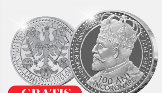 CASA DE MONEDE lansează medalia aniversară  Regele Ferdinand I - 100 ani de la încoronare