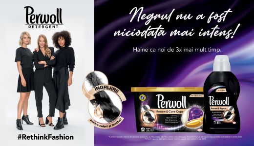 Cu Perwoll Black, negrul nu a fost niciodată mai intens!