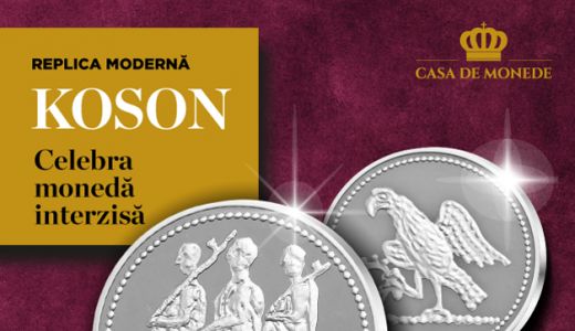 Casa de Monede lansează o replică a KOSON-ului,  celebra monedă dacică acum interzisă