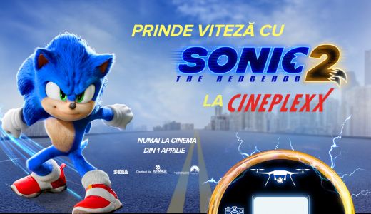 Prinde viteză și marele premiu pentru întreaga familie cu „Sonic The Hedgehog 2”