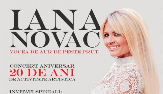 Soprana Iana Novac, concert grandios la aniversarea celor 20 de ani de activitate artistică!