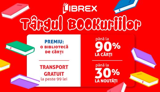 O bibliotecă de cărți cadou și reduceri de până la 90% în Târgul Bookuriilor