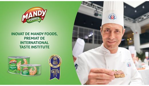 Mandy Foods castiga Superior Taste Award 2022 pentru produsul “Vegetal Original”