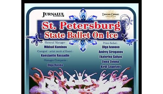 LACUL LEBEDELOR pe gheata, la SALA PALATULUI  “The Saint Petersburg State Ballet On Ice”