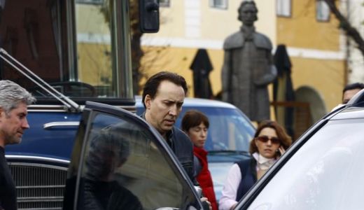 Nicolas Cage a filmat în centrul Sibiului pentru filmul "Ghost Rider 2" - VIDEO.