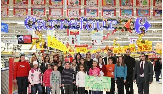 Copii talentati la desen au fost premiati de Carrefour!